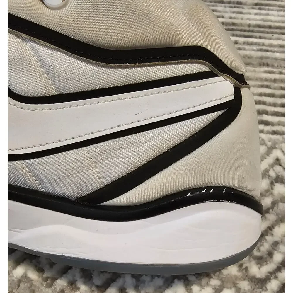 Nike Air Zoom GT Hustle 2 White Black Men's Size 14 Basketball Shoes DJ9405